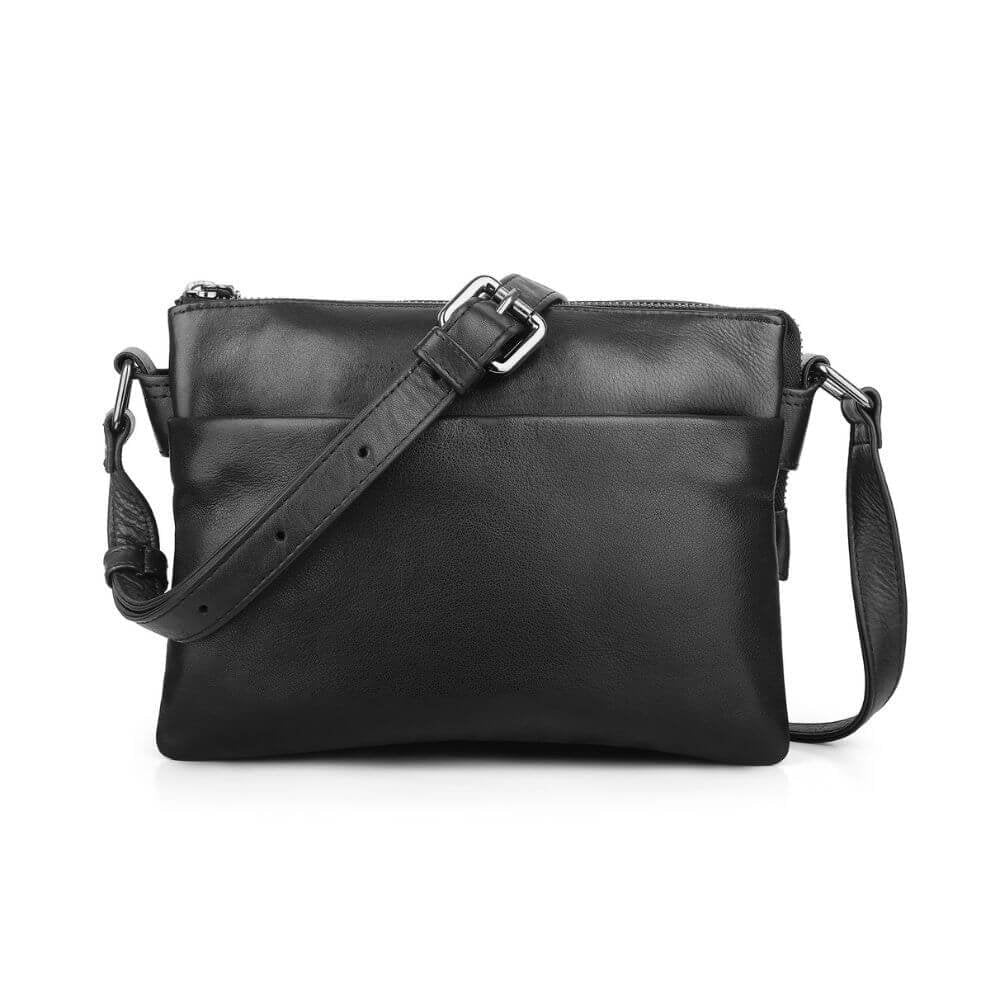 Black Crossbody Organiser Bag