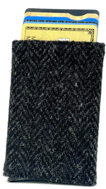 Harris Tweed Pop Up Card Holder