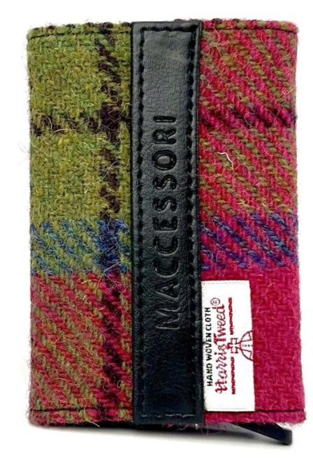 Harris Tweed Pop Up Card Holder