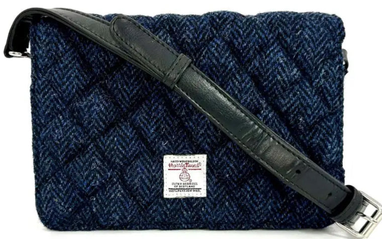 Quilted Harris Tweed Shoulder Bag