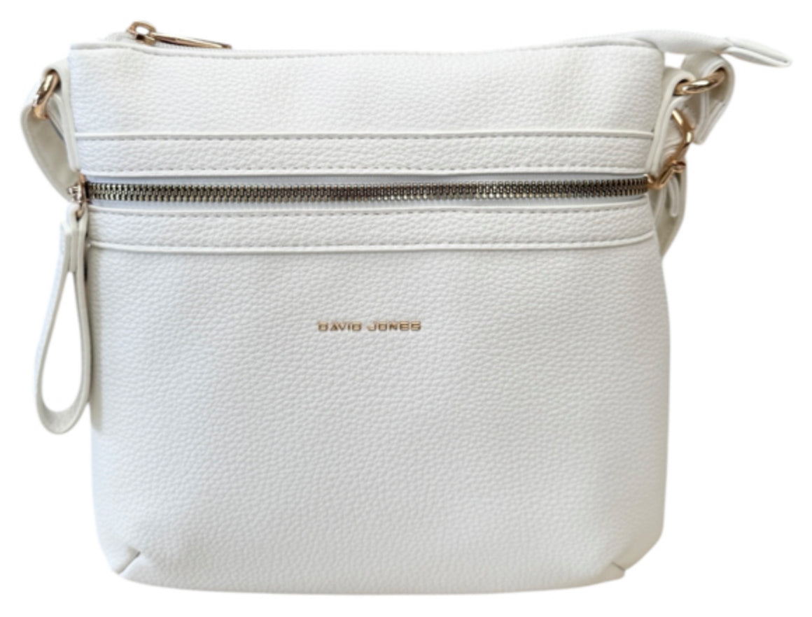 Shoulder bag with front zip