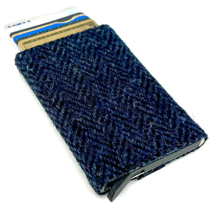 Harris Tweed Pop Up Card Holder