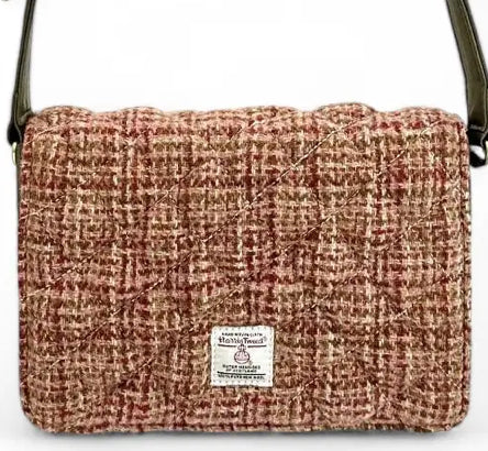 Quilted Harris Tweed Shoulder Bag