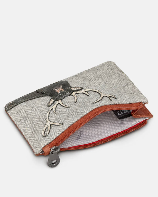 Highland Stag Ziptop Purse