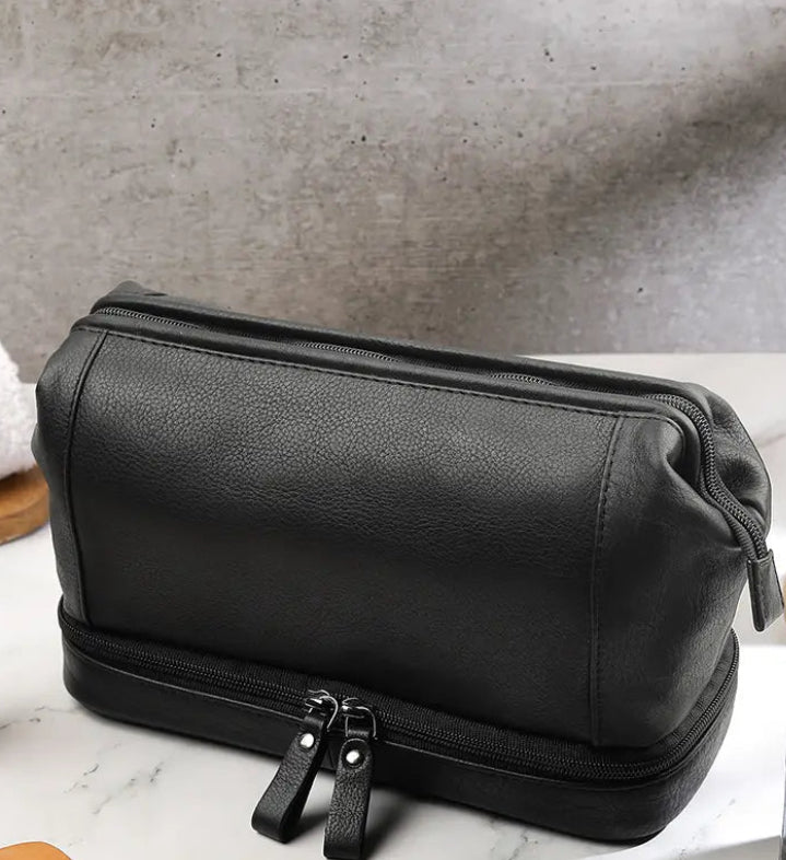 Leather Wash Bag
