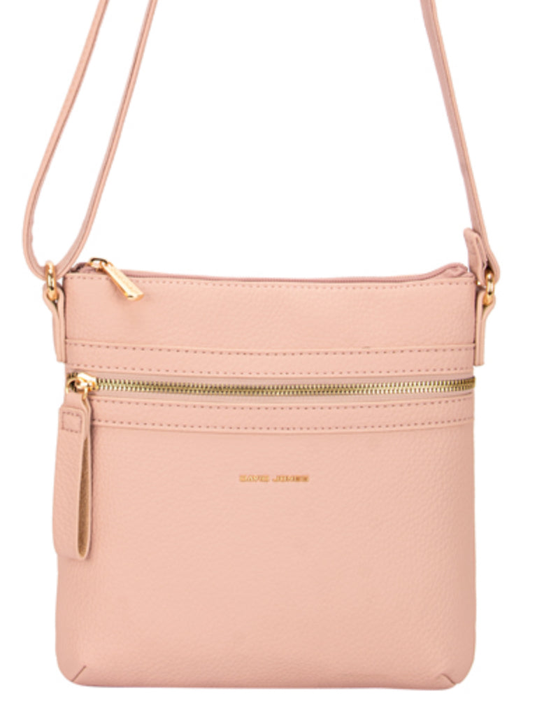 Shoulder bag with front zip