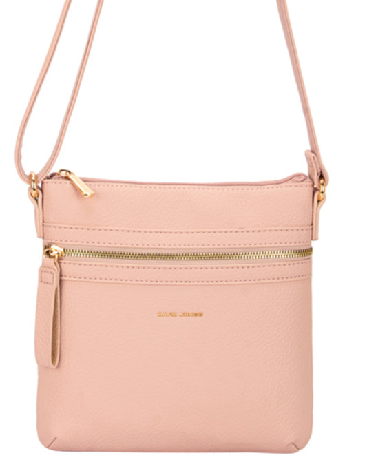 Shoulder bag with front zip