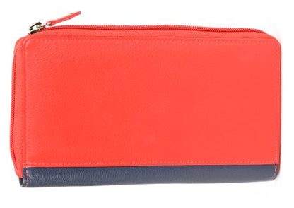 Zip Round Wallet Purse