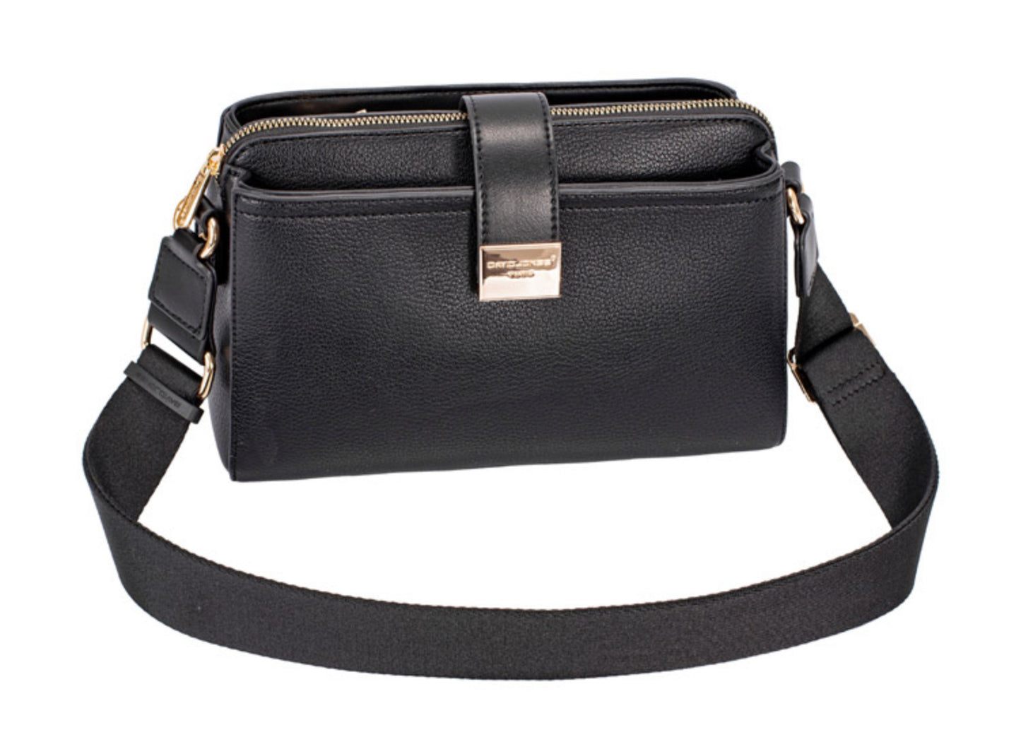 David Jones Triple Zip Crossbody Bag