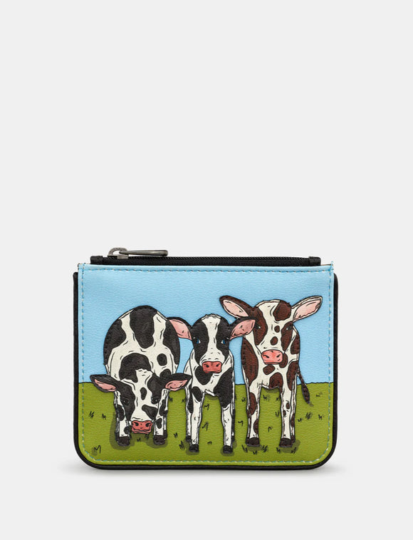 Moo Family Ziptop Purse