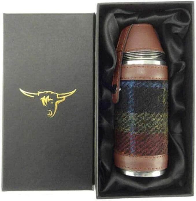 Harris Tweed Hunting Flask