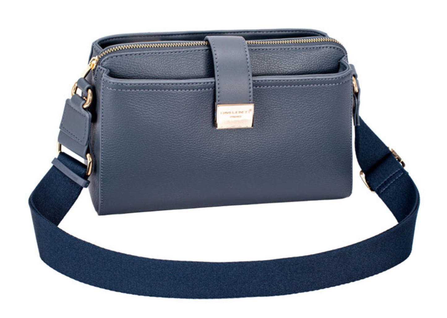 David Jones Triple Zip Crossbody Bag