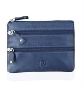 Triple Zip Coin Purse