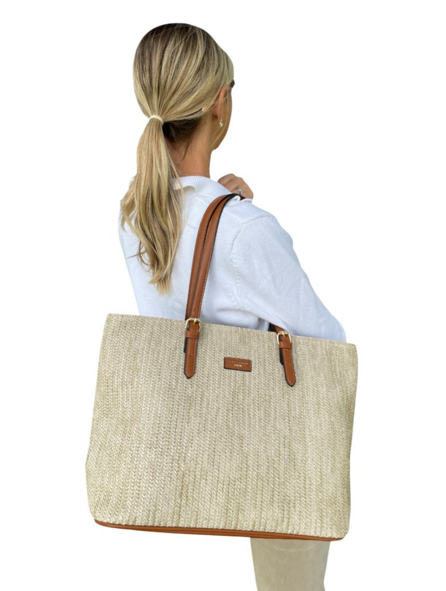 Raffia Shoulder Bag 7051-5