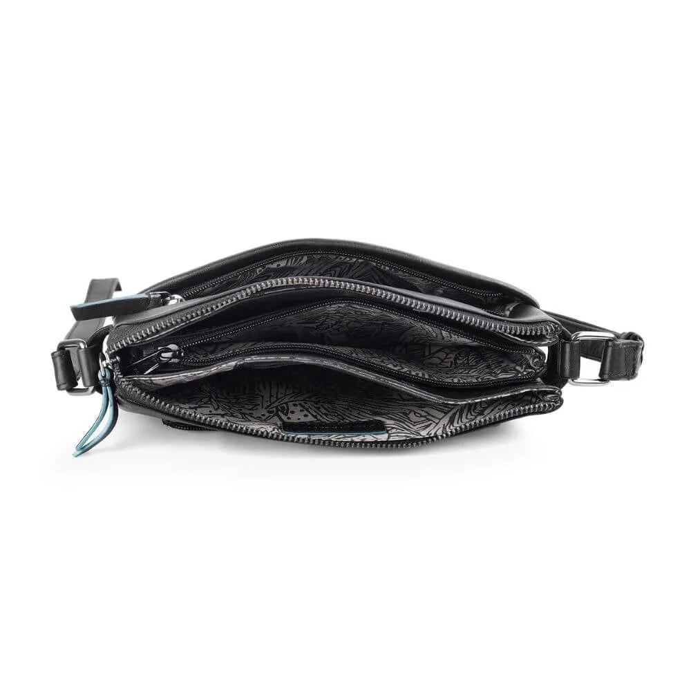 Black Crossbody Organiser Bag