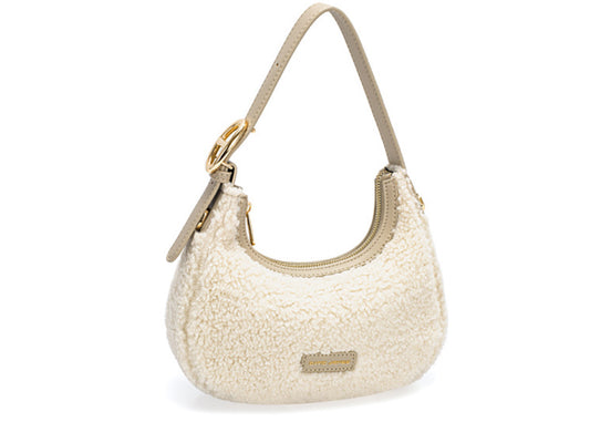 Small Faux Sheepskin Grab Bag