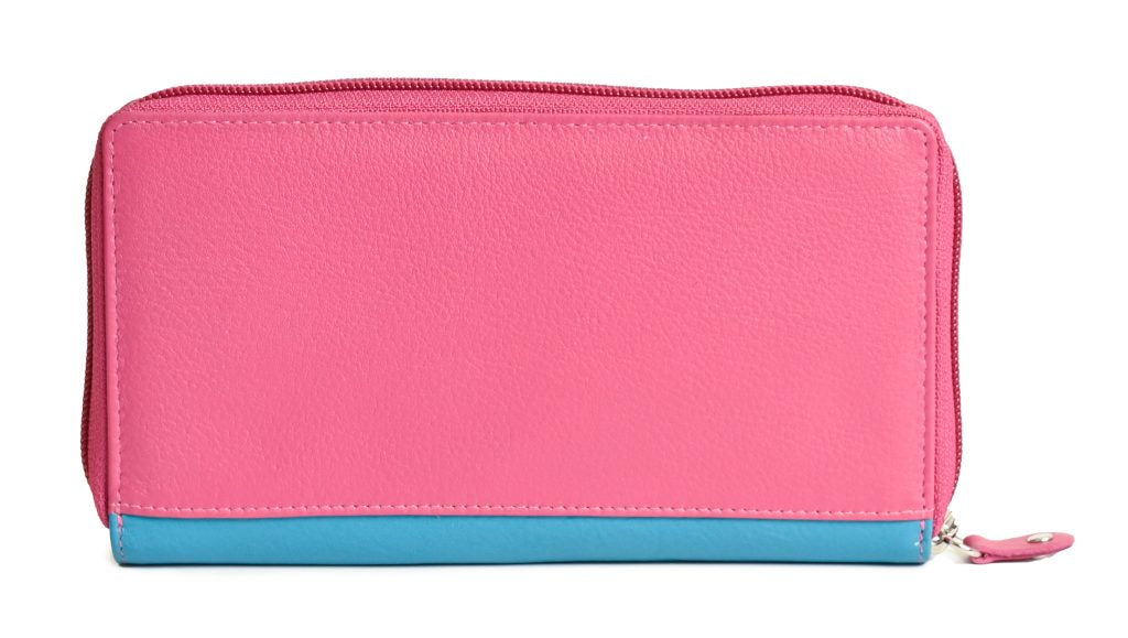 Zip Round Wallet Purse