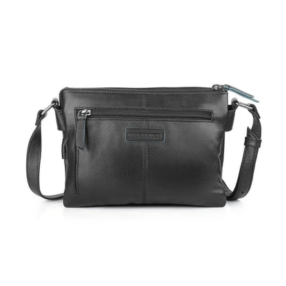 Black Crossbody Organiser Bag
