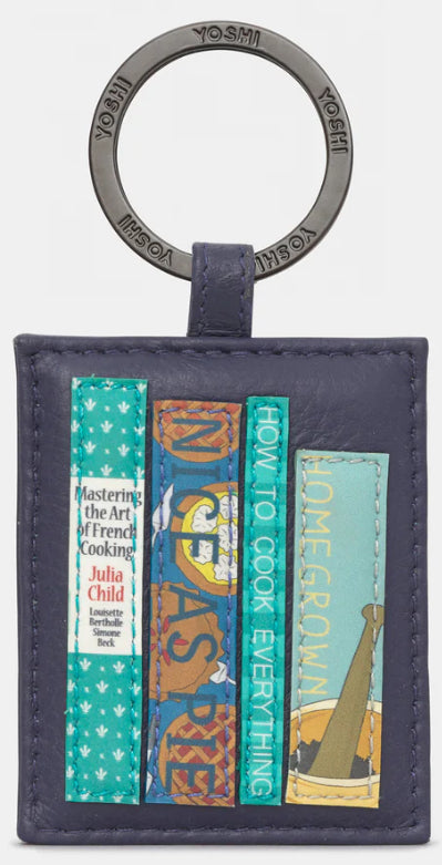 Bookworm Cook Keyring (navy)