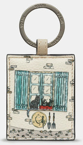 Country Cottage Window Keyring