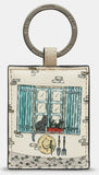 Country Cottage Window Keyring