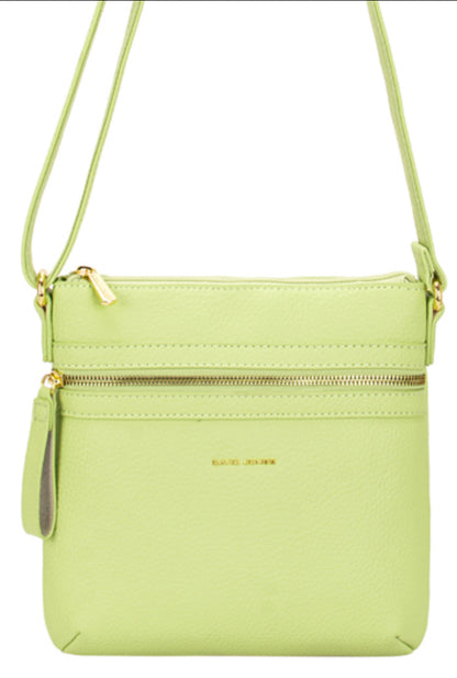 Shoulder bag with front zip