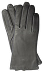 Black Plain Leather Glove