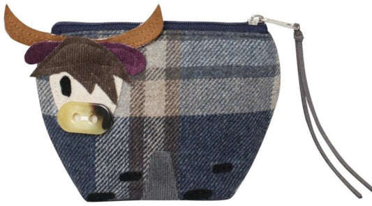 Tweed Highland Cow Purse