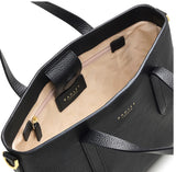 Radley Silk St small black grab handle