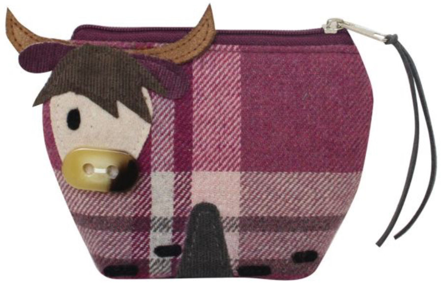 Tweed Highland Cow Purse