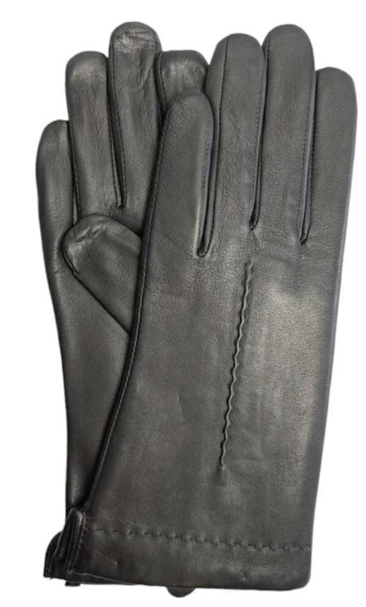 Black Leather Single Point Glove