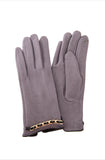 Micola Suedette With Gold Trim Glove FB77