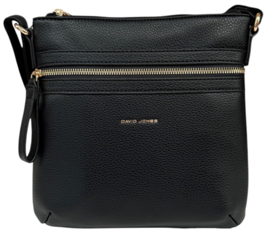 Shoulder bag with front zip