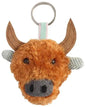 Earth Squared Highland Cow Keyrings