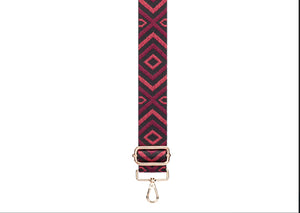 Burgundy/Black Bag Strap