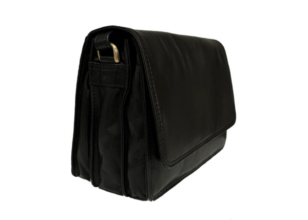 Nova Leather Flapover Shoulder Bag