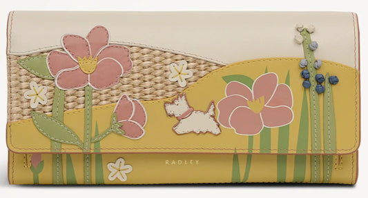 Radley Spring Blooms large flapover purse