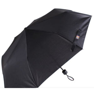 Gents Black Telescopic Umbrella Manual Opening