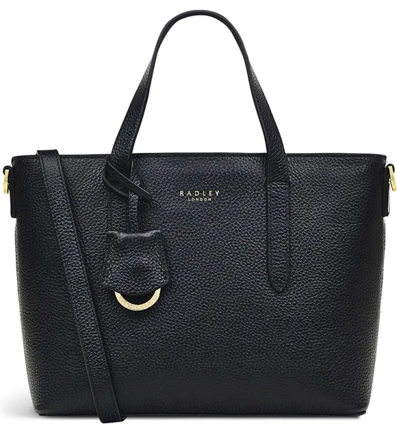 Radley Silk St small black grab handle