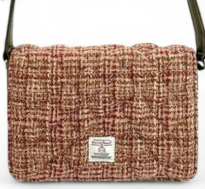 Quilted Harris Tweed Shoulder Bag