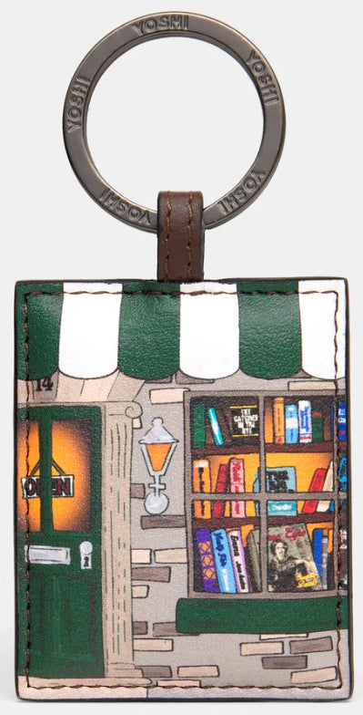 Curiosity Bookshop Keyring (brown)