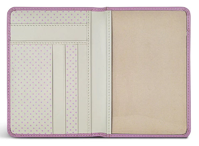 Passport Holder - pink heritage dog