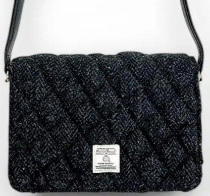 Quilted Harris Tweed Shoulder Bag