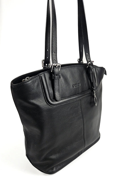 Saddler Sienna Zip Top Tote