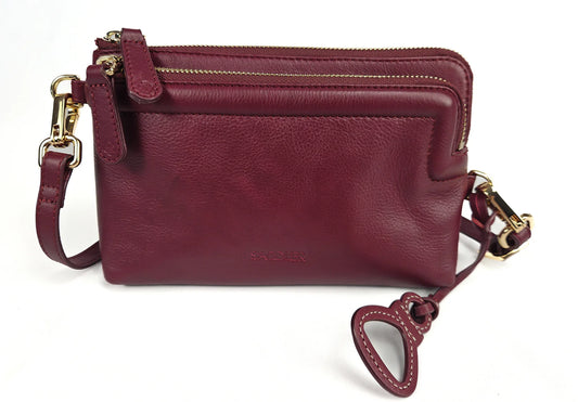 Saddler Heather Clutch