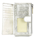 Ladies Metallic Wallet Purse