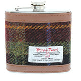 Harris Tweed Hip Flask