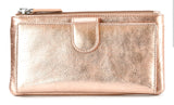 Ladies Metallic Wallet Purse