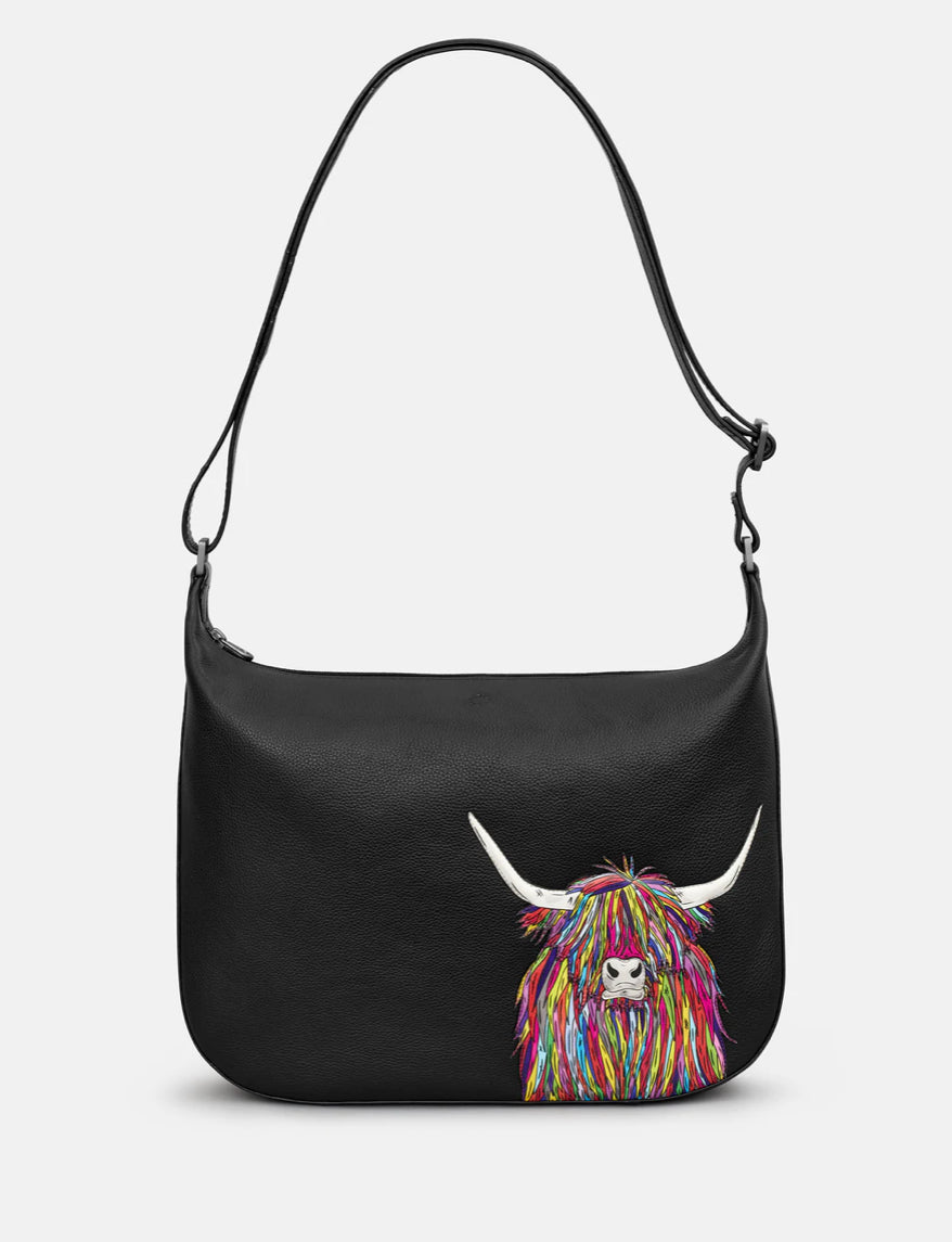 Highland Cow Hobo Bag