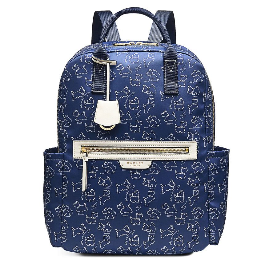 Maple Cross Medium Backpack Vintage Blue